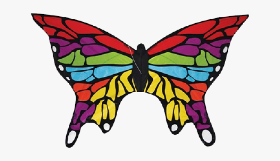 Rainbow Butterfly Clipart Single - Clip Art, Transparent Clipart