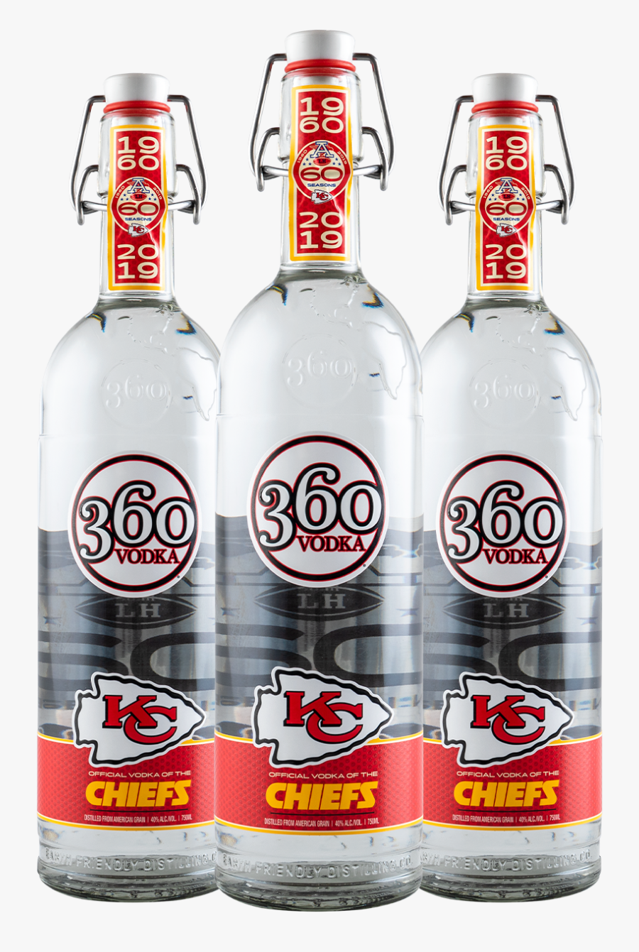 360 Vodka Kansas City Chiefs, Transparent Clipart