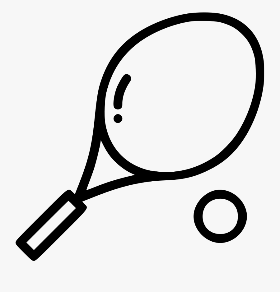 Tennis Racket Game Ball Racquet - Racket, Transparent Clipart