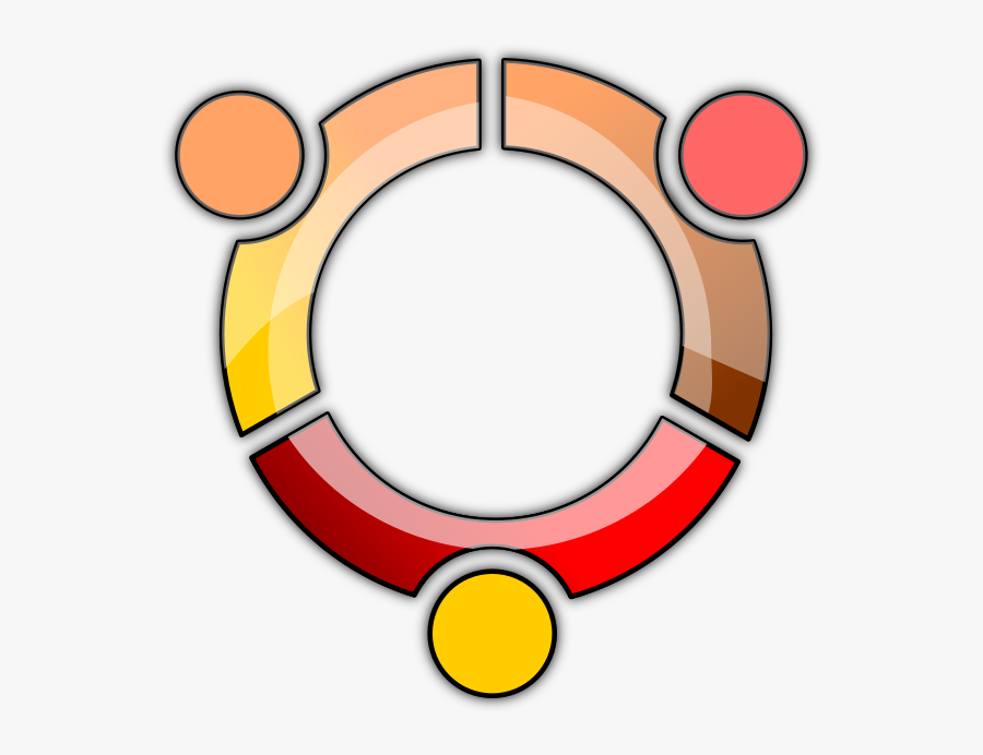Ubuntu Clipart - Circle, Transparent Clipart