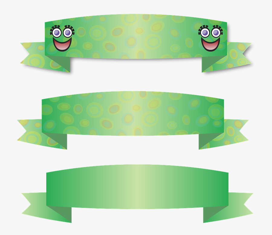 Banner Wave Arch Copy Space Blank Face Child - Portable Network Graphics, Transparent Clipart