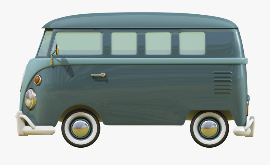 Van Clipart Png Download - Vintage Van Side View, Transparent Clipart
