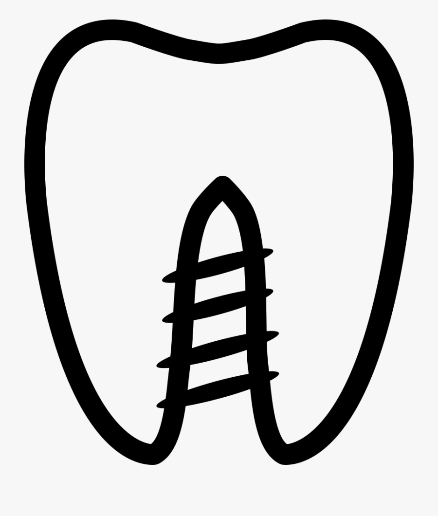 Tooth Outline Png - Tooth, Transparent Clipart