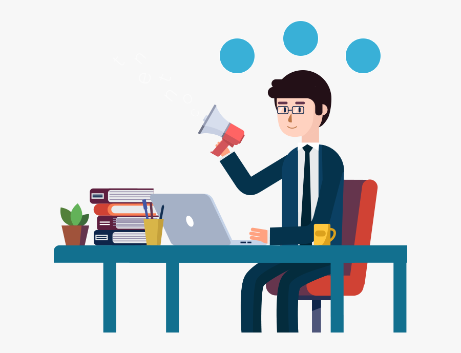 Content Marketing Agency - Content Marketing Person, Transparent Clipart