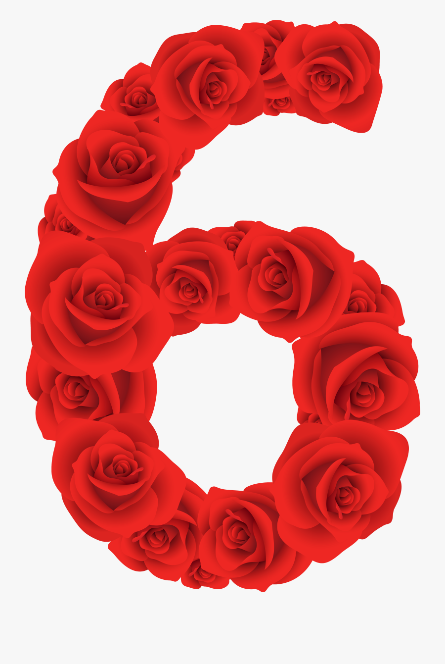 Number Six Clipart - Imagenes Del Numero Seis, Transparent Clipart