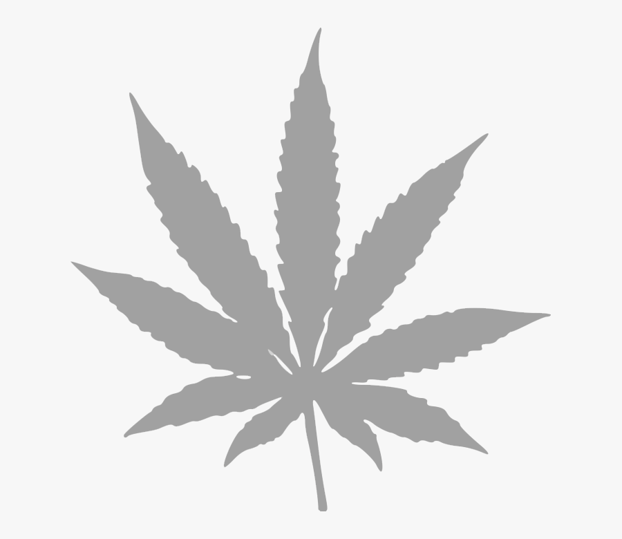 1503431390pot Leaf Png Black - Red Marijuana Leaf Png, Transparent Clipart