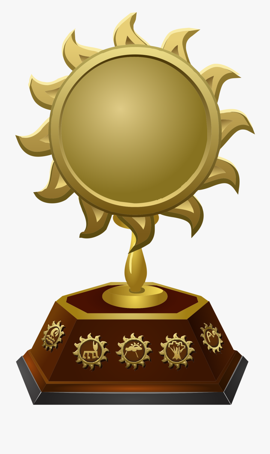 Golden Shape Star Drawing Cup Free Download Image Clipart - Awards And Honours, Transparent Clipart