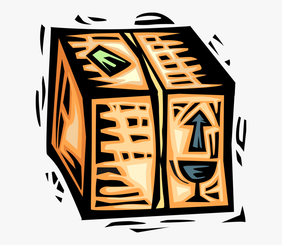 Fragile Shipment Image Illustration, Transparent Clipart