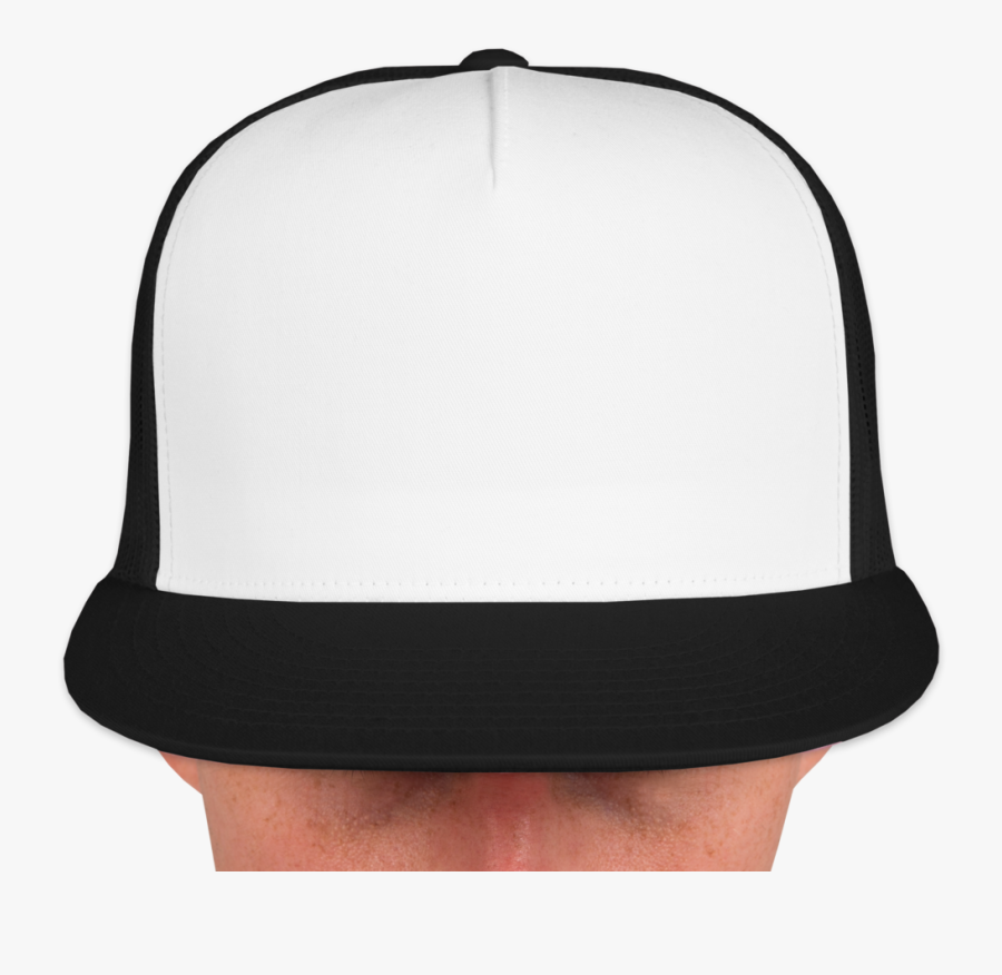 Trucker Hat Black, Transparent Clipart