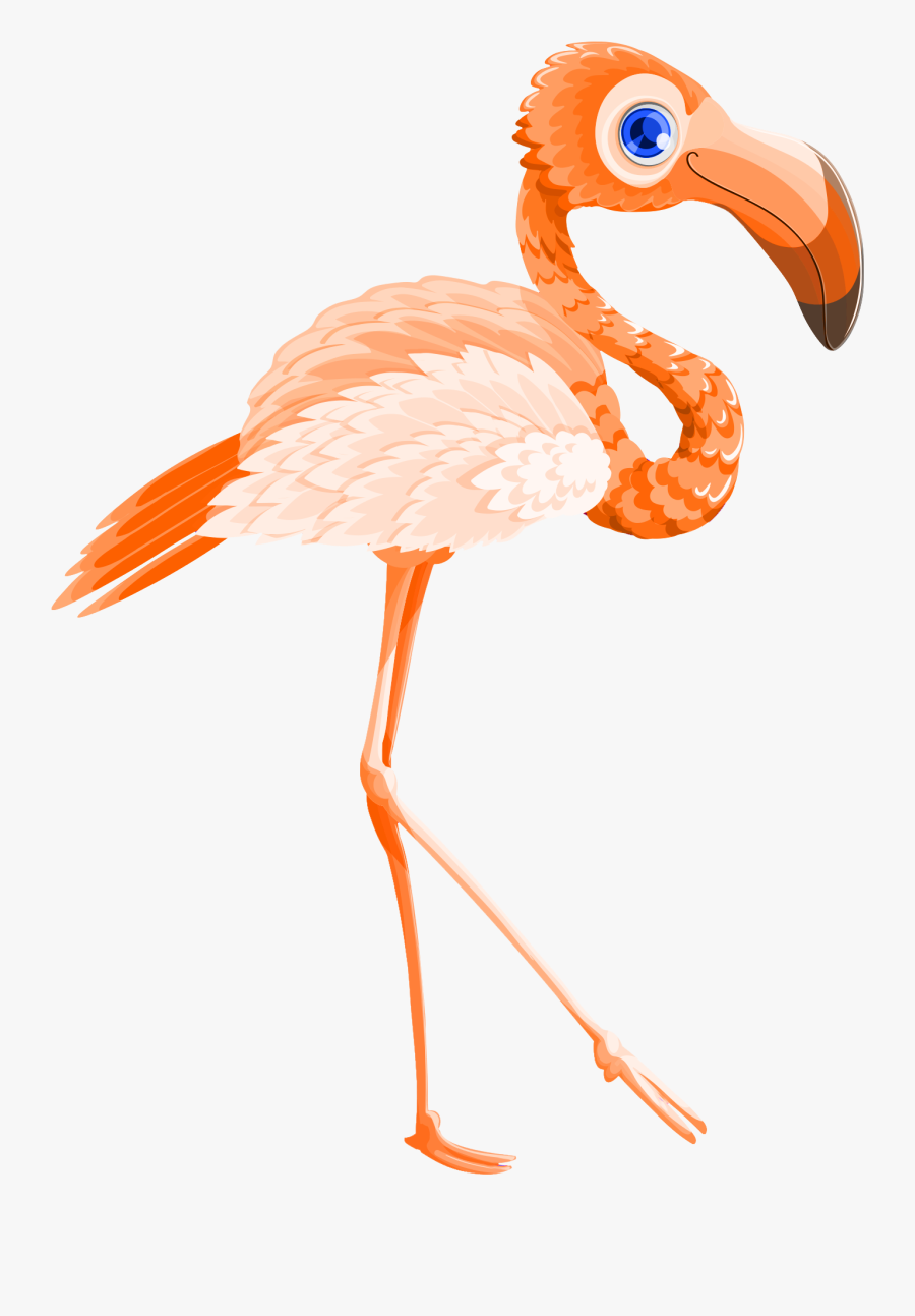 Flamingo Bird Vector Png Transparent Image - Transparent Birds Vector Png, Transparent Clipart