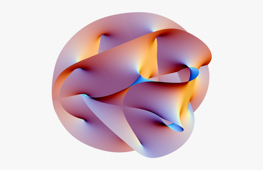 Superstring Theory Illustration - Calabi Yau Manifold, Transparent Clipart