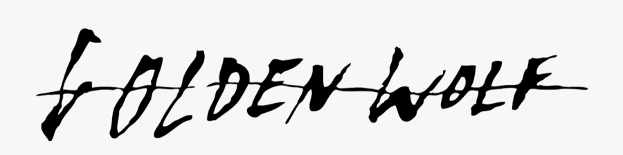 Stink Signs Golden Wolf - Silhouette, Transparent Clipart