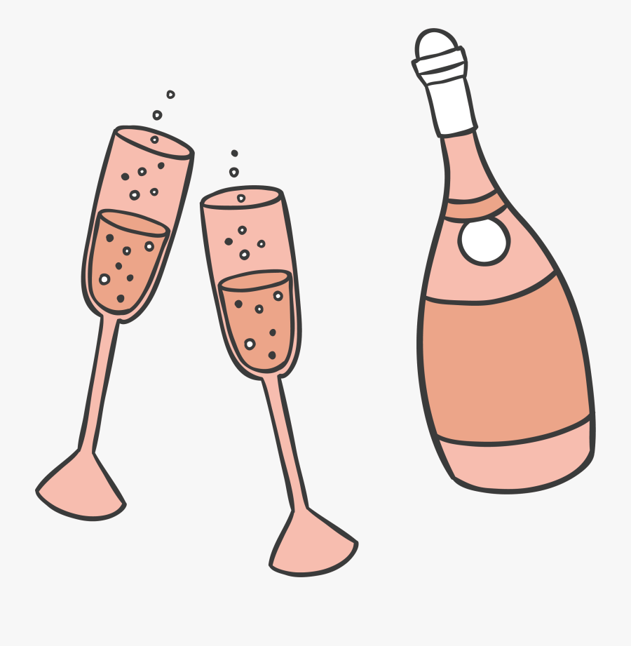 Wine Clip Party - Transparent Wine Party Clipart, Transparent Clipart