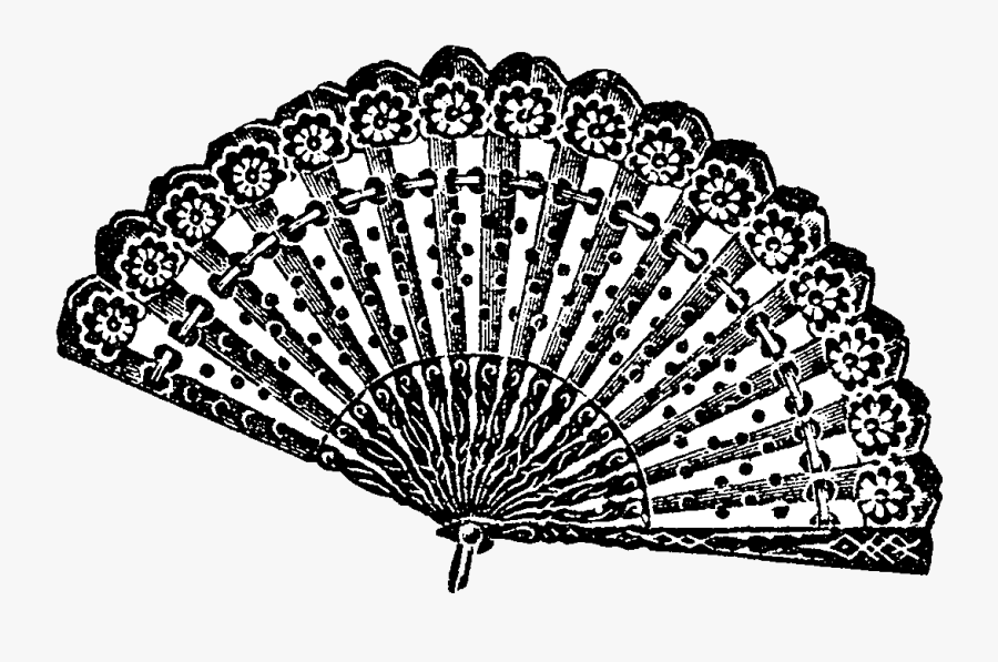 Fans Clipart Transparent Free Collection - Free Black And White Fan Clipart, Transparent Clipart
