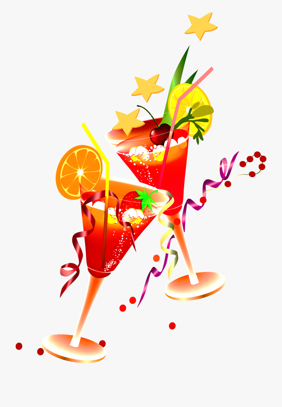 Coctel De Frutas Bebida Png, Transparent Clipart