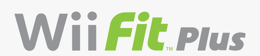 Wii Fit Plus Logo, Transparent Clipart