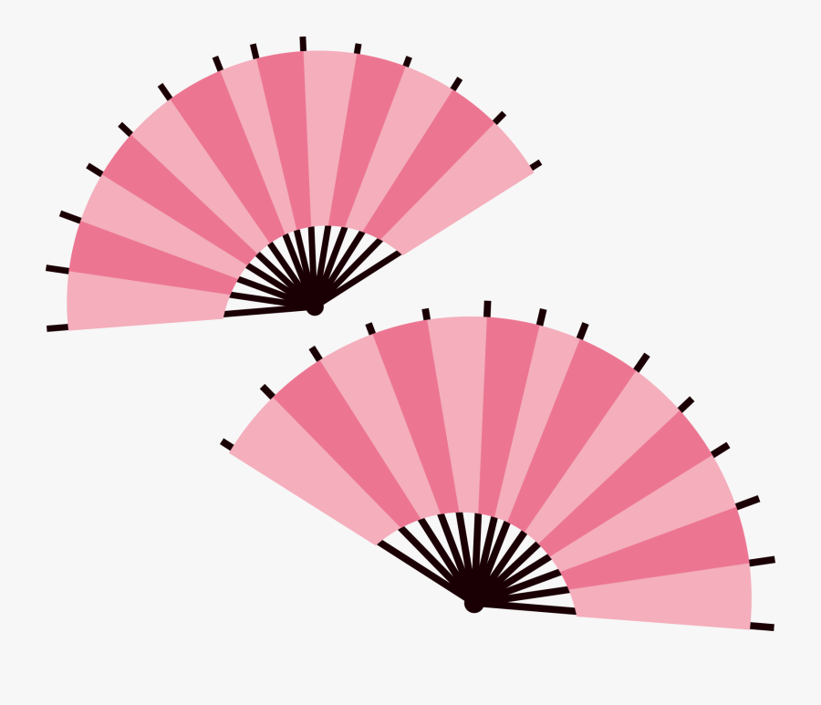 Cute Japanese Fan Png, Transparent Clipart