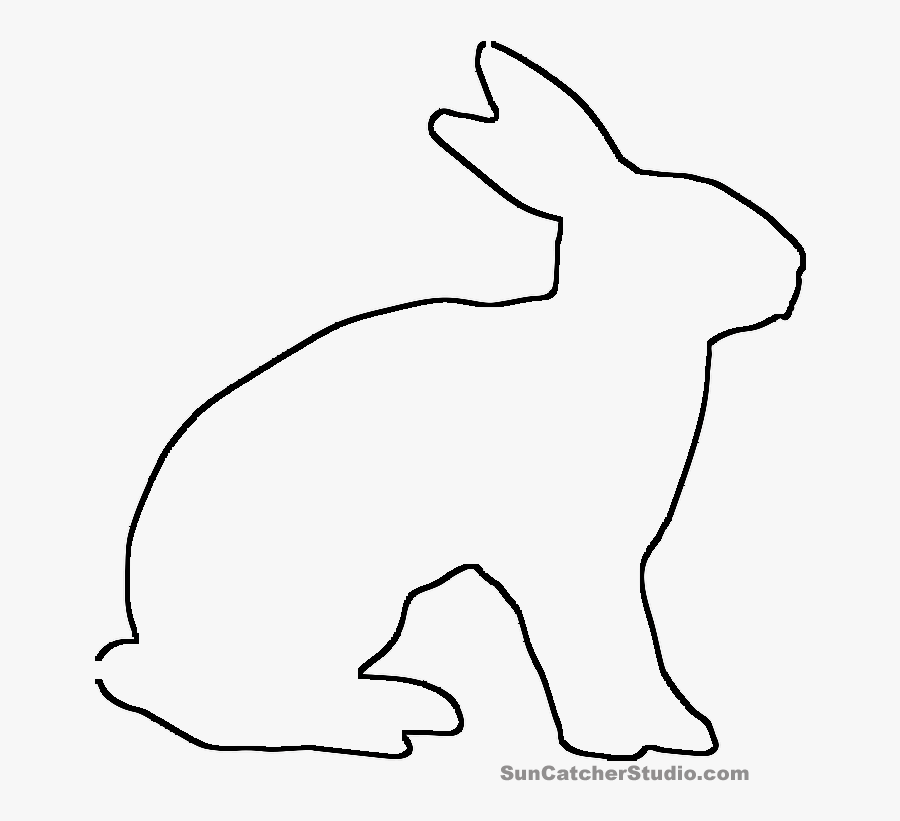 Bandsaw Box, Box Patterns, Scroll Saw, Rabbit, Easter, - Line Art, Transparent Clipart