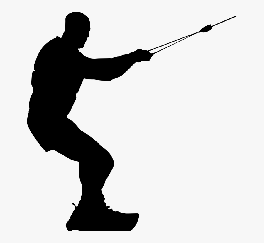 Water Sports Silhouette Png, Transparent Clipart