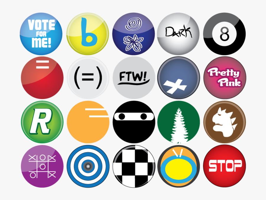 Button, Transparent Clipart