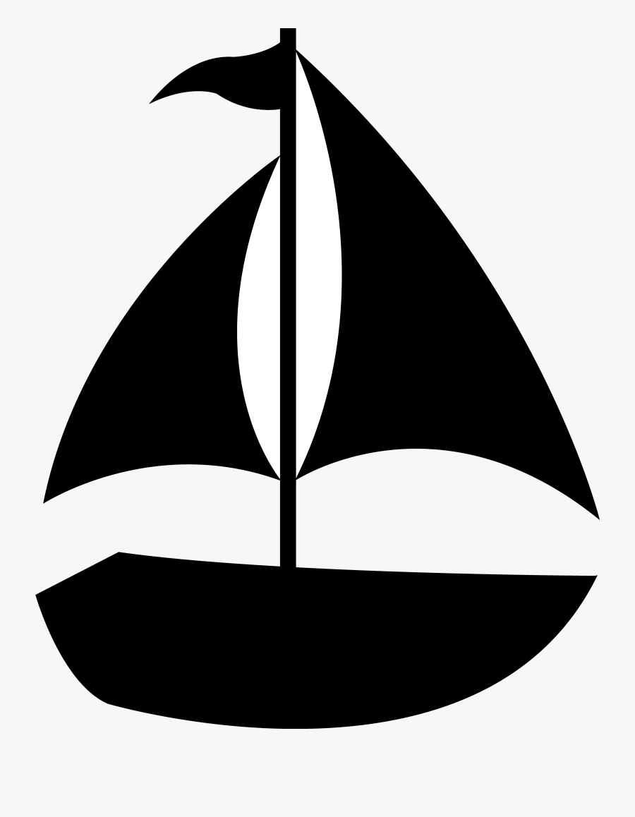 Sailboat Clip Art Of Boat Clipart Transparent Png - Silhouette Boat Clipart, Transparent Clipart