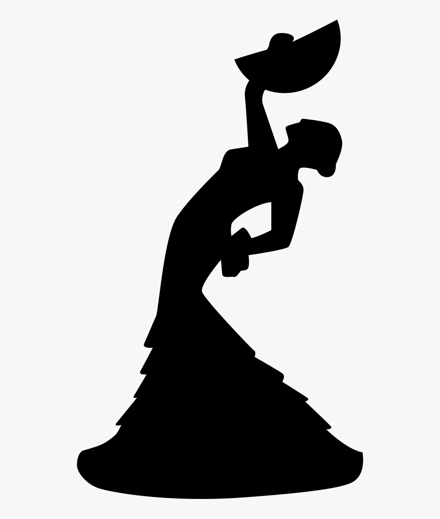 Female Flamenco Dancer Shape - Bailarina Flamenco Png, Transparent Clipart