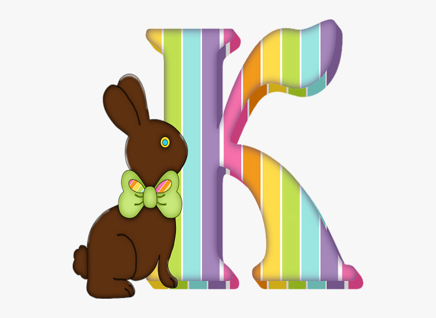 Letter E With Bunny, Transparent Clipart