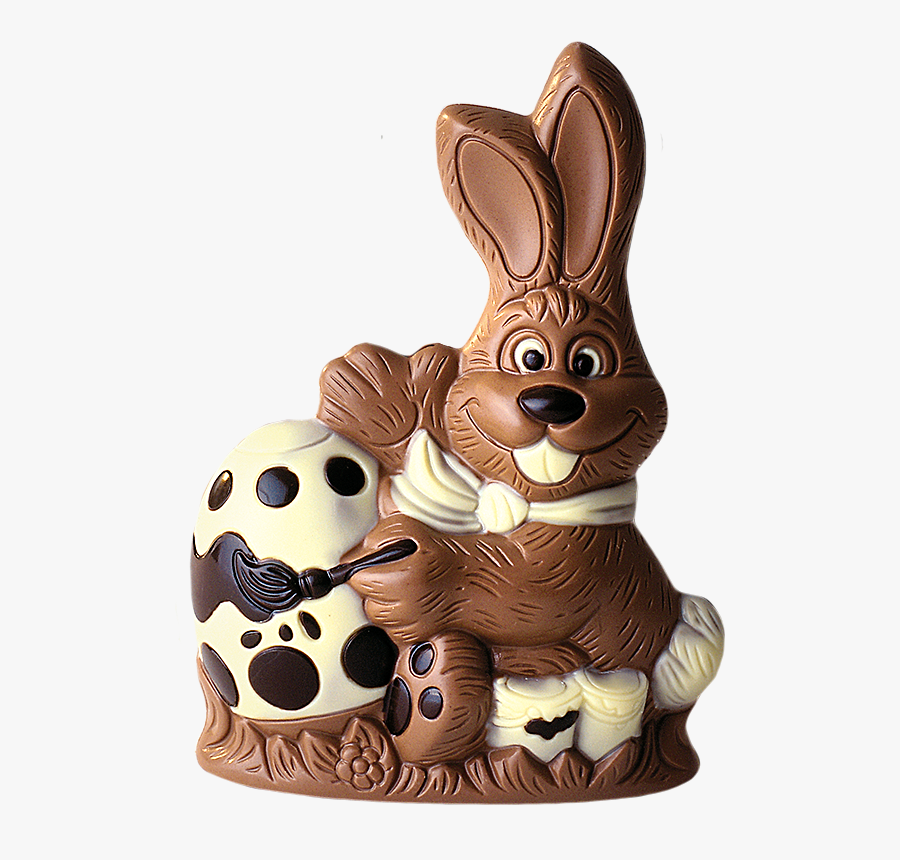 Figurine Easter Bunny Animal Chocolate Hq Image Free - Cartoon, Transparent Clipart