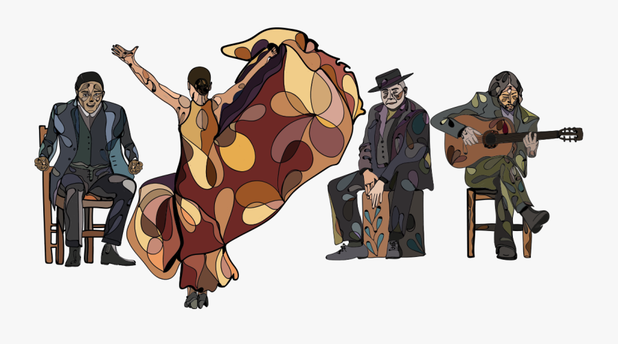 Cuadro Flamenco - Cartoon, Transparent Clipart