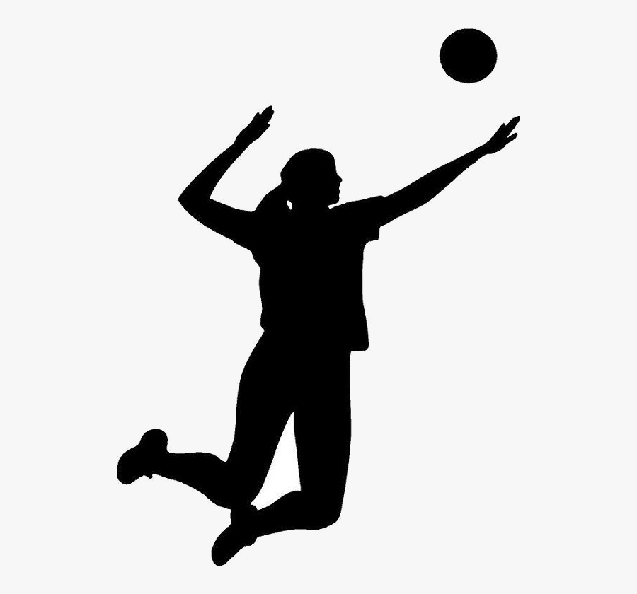 Volleyball Playing Clipart Clip Art Images Clipartcow - Volleyball Player Transparent Background, Transparent Clipart