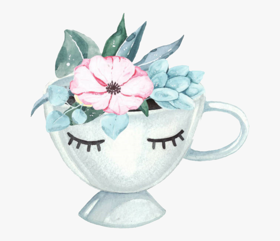 Transparent Teacups Clipart - Water Lily, Transparent Clipart