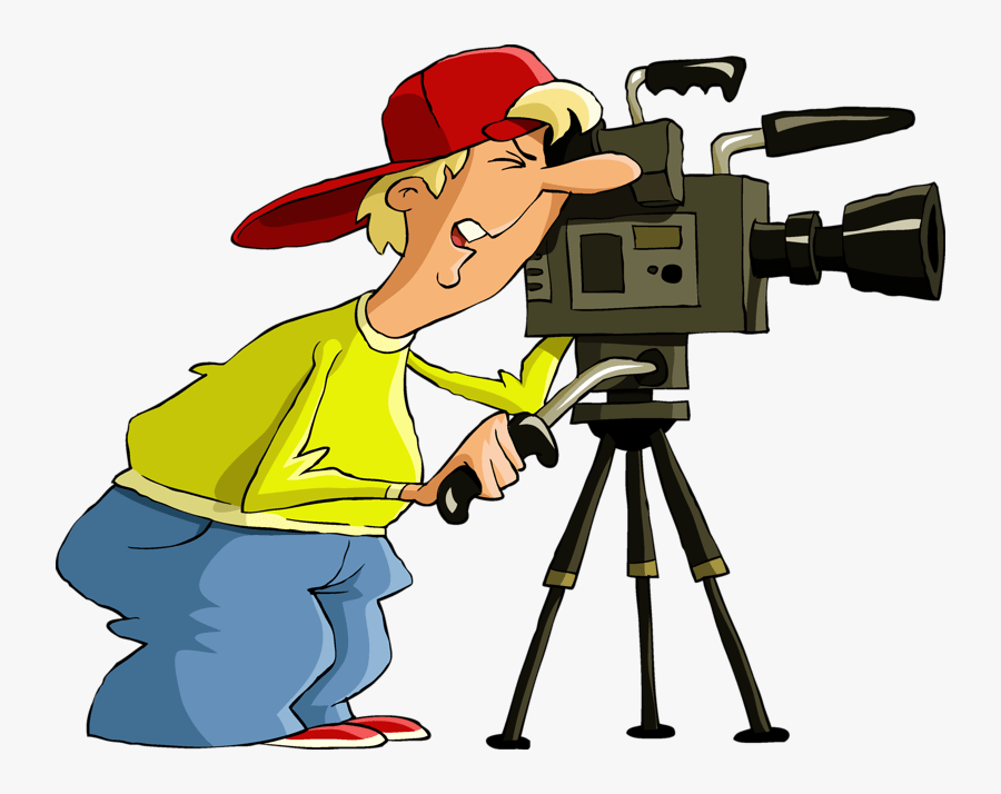 Transparent Crew Clipart - Cameraman Clipart, Transparent Clipart