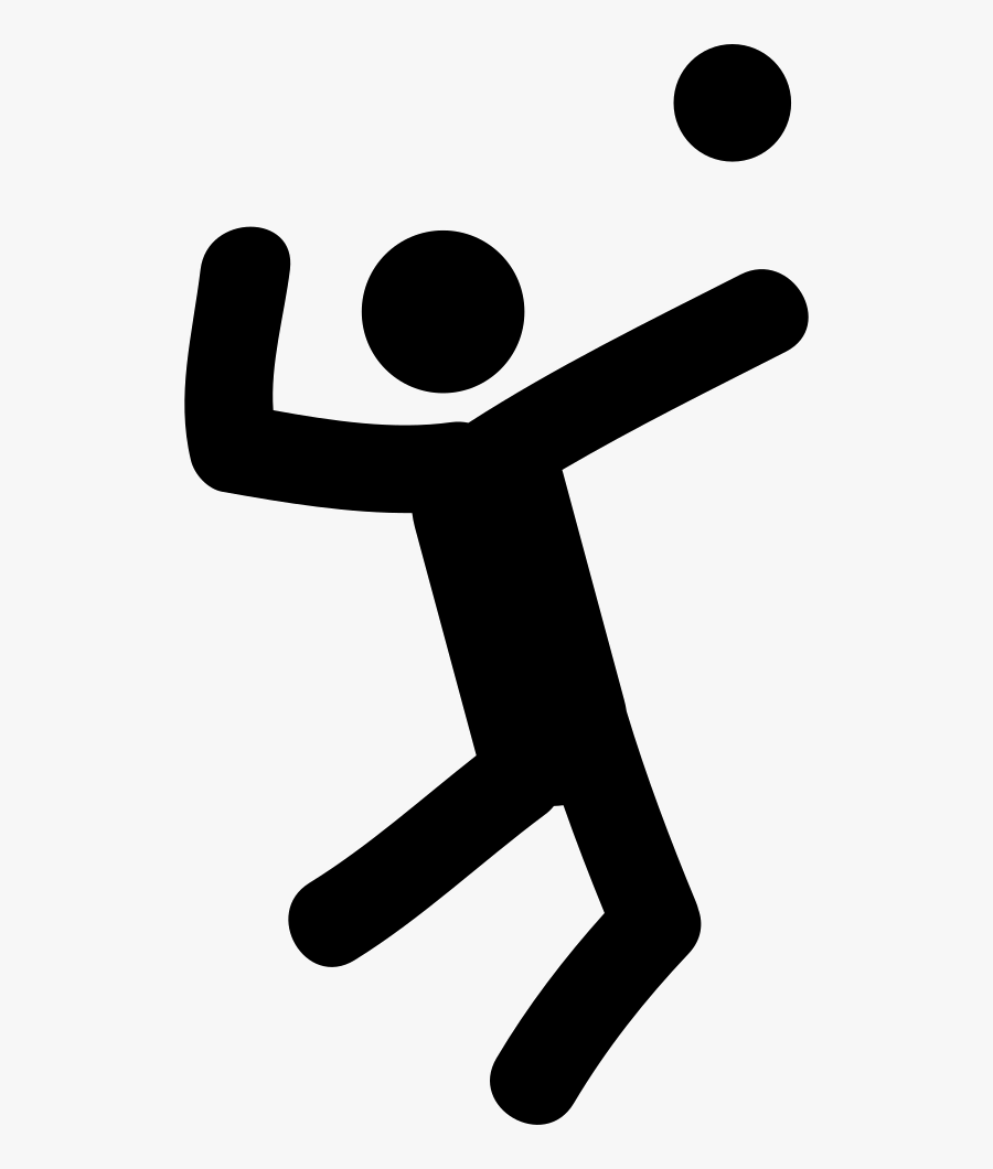 Transparent People Playing Volleyball Clipart - Volleyball, Transparent Clipart