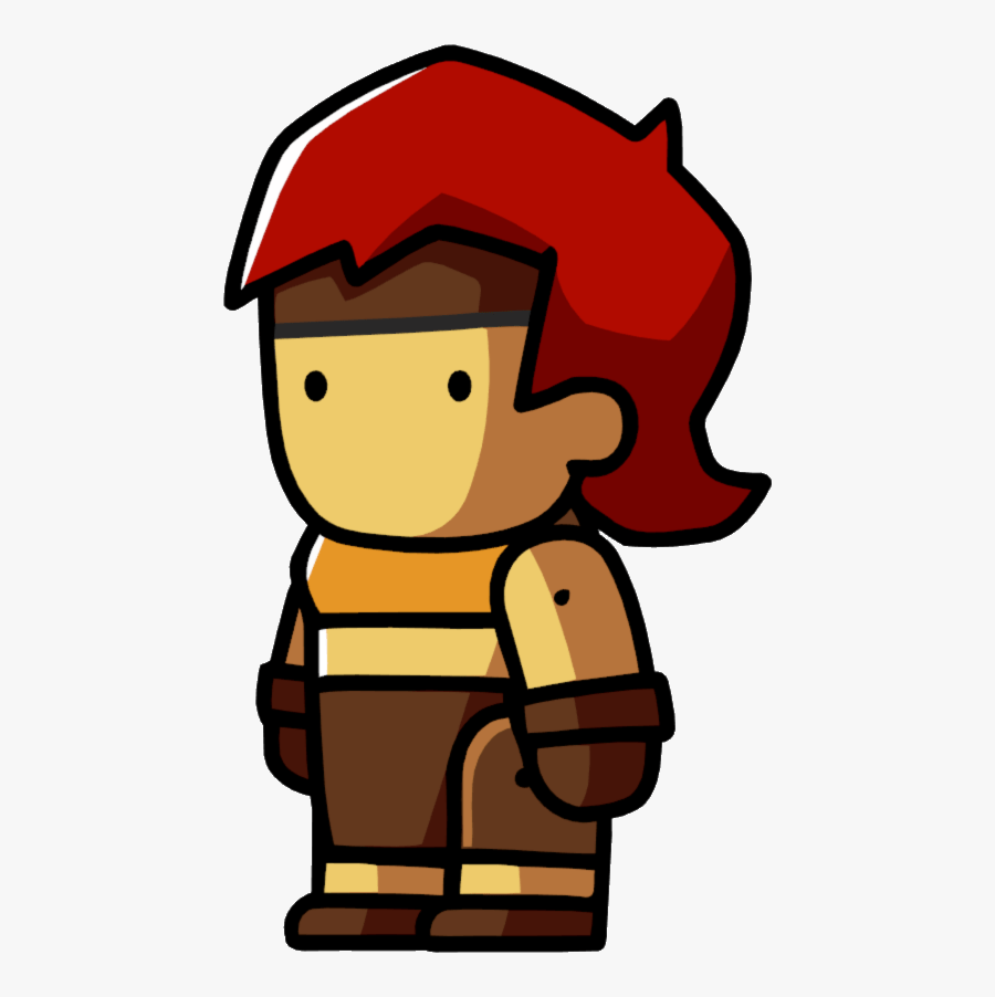 Scribblenauts Female Weaponsmith - Cartoon, Transparent Clipart