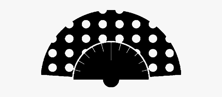 Abanico Silueta Flamenco, Transparent Clipart