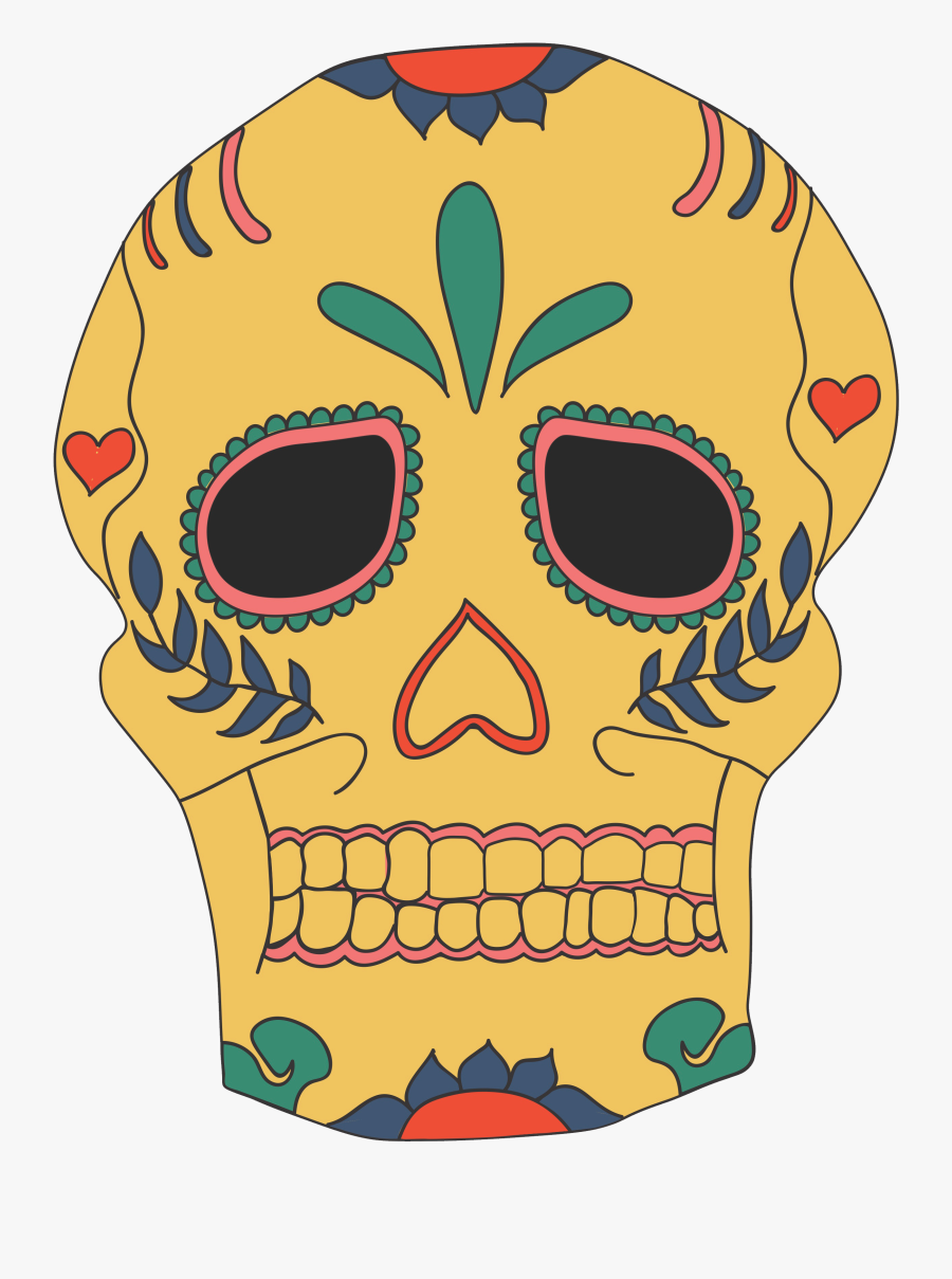 Skull, Transparent Clipart