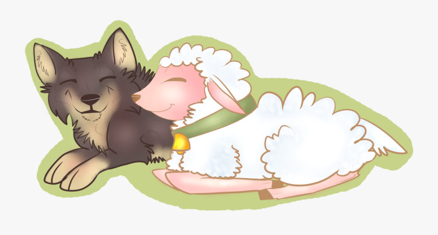 Dcco The Wolf And The Lamb By Shy Rox-d5ws7cg, Transparent Clipart