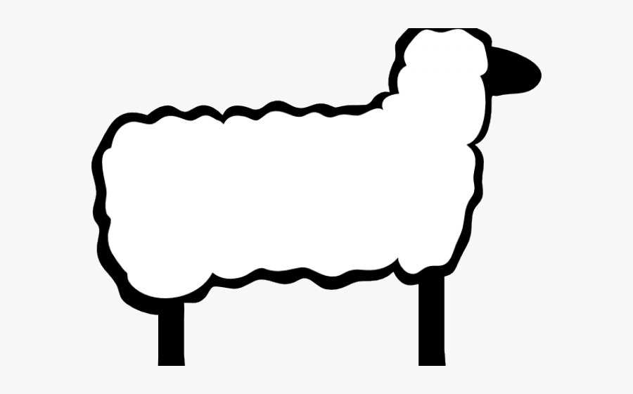 Lamb Outline Cliparts - Sheep Clip Art, Transparent Clipart