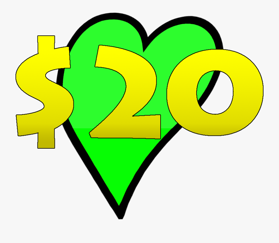 Transparent $20 Png - $20 Icon, Transparent Clipart
