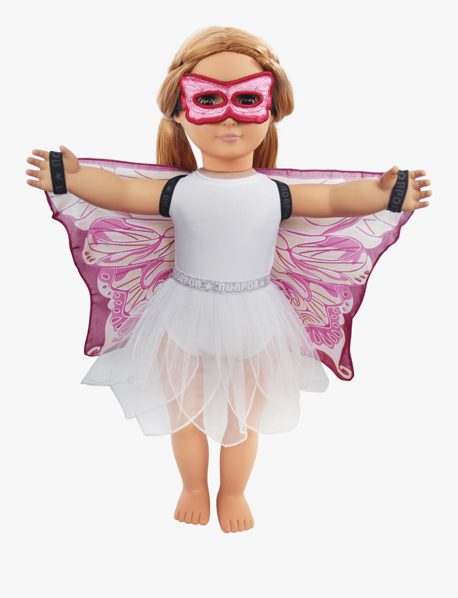Pink Fairy Doll Set - Tutu, Transparent Clipart