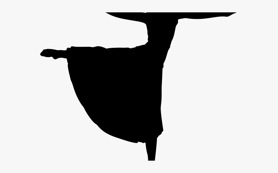 Silhouette Dancing Girl Transparent, Transparent Clipart