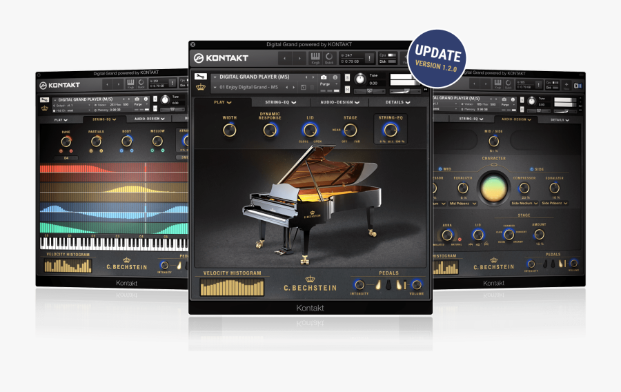 Beethoven Drawing Grand Piano - C Bechstein Digital Grand, Transparent Clipart