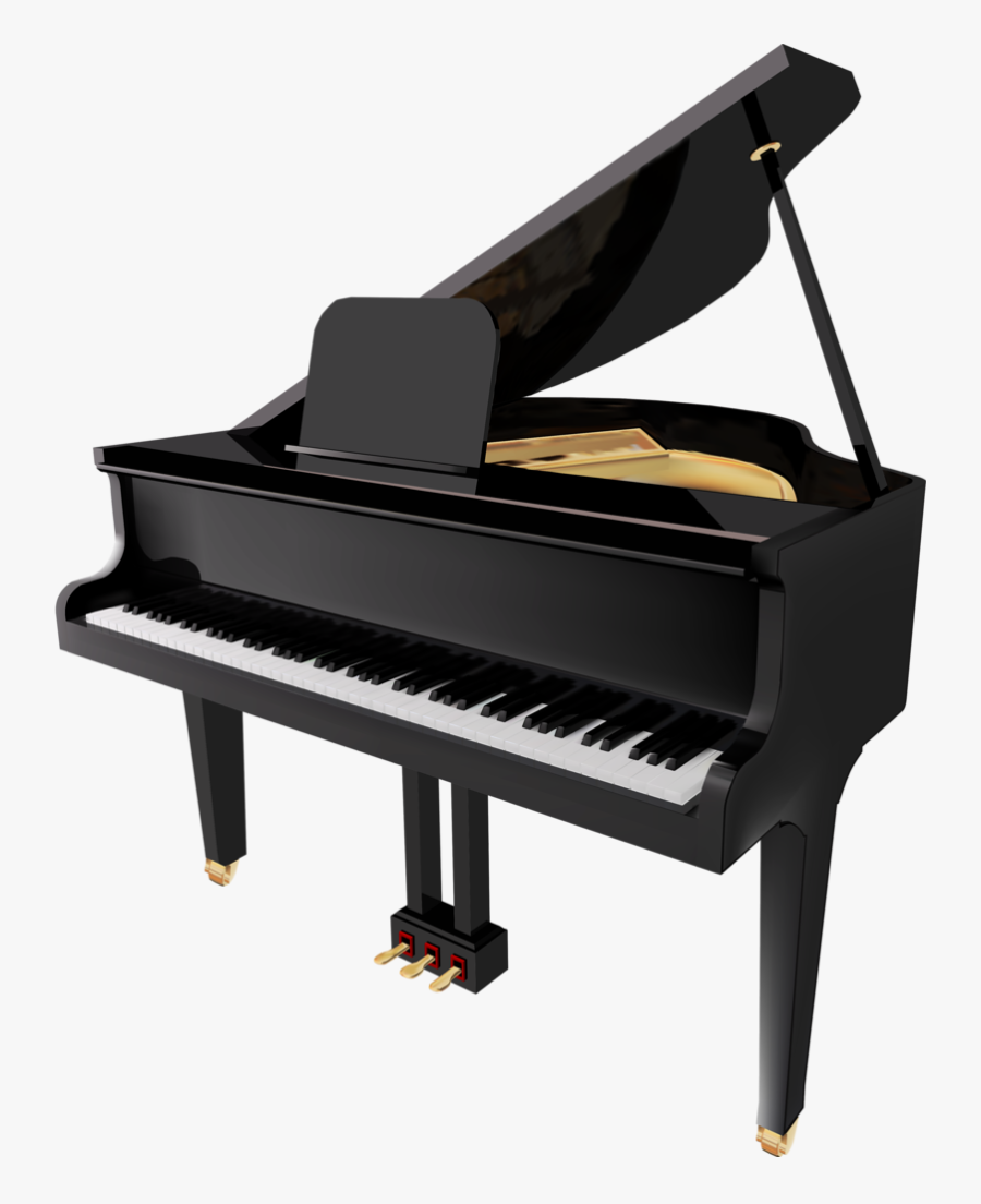 Transparent Play The Piano Clipart - Roland Grand Piano, Transparent Clipart