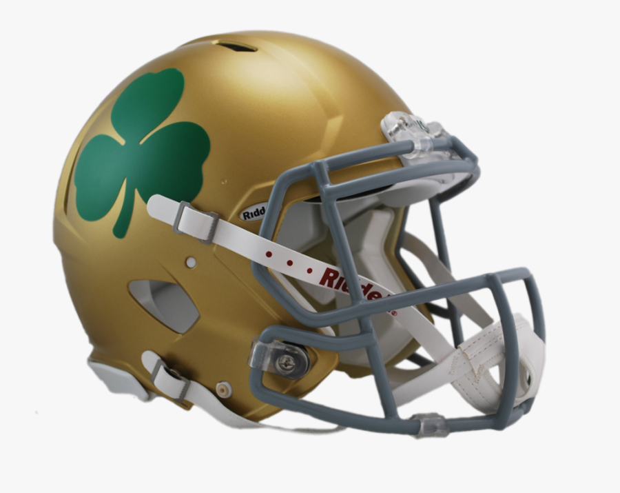 Football Clipart Notre Dame - Notre Dame Lax Helmet, Transparent Clipart