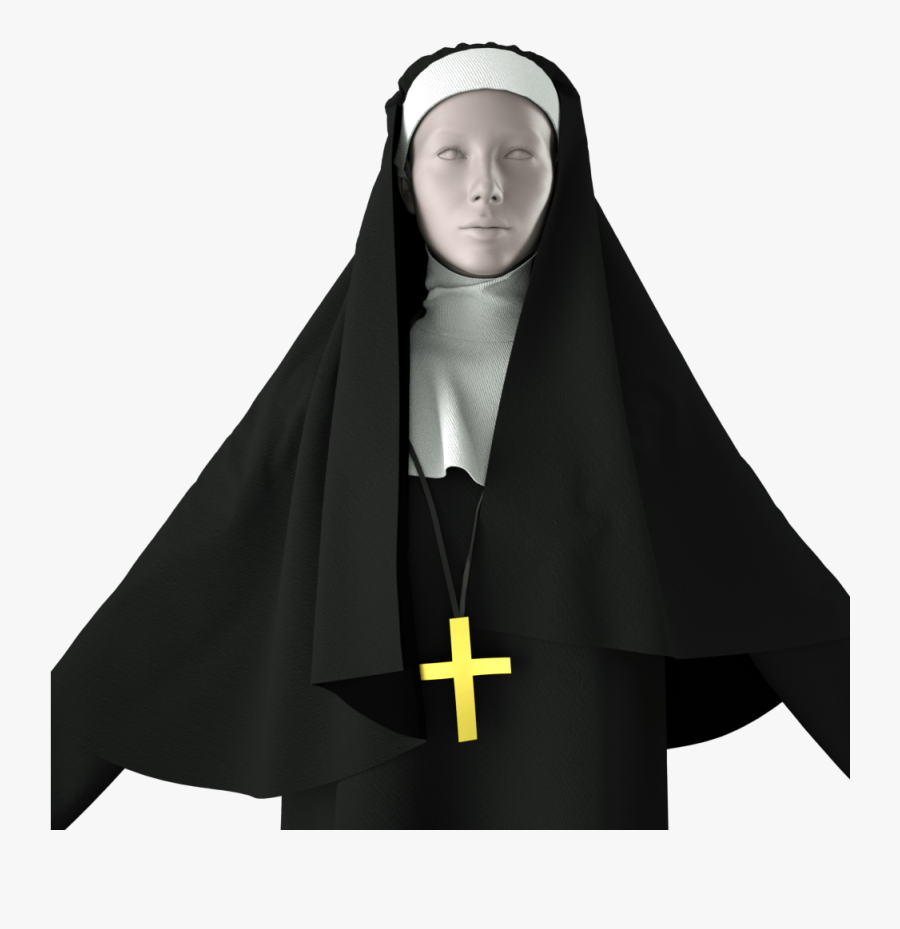 Clip Art Flying Nun Hat - Nun Costume Png, Transparent Clipart