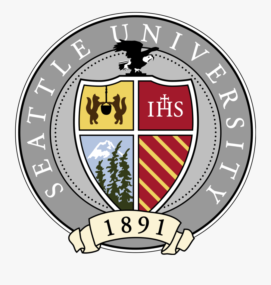 Seattle University Seal - Seattle University Logo Black And White, Transparent Clipart
