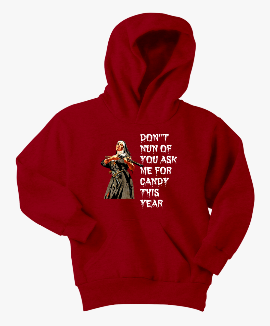 Clip Art Angry Nun - Hoodie Red Youtube, Transparent Clipart