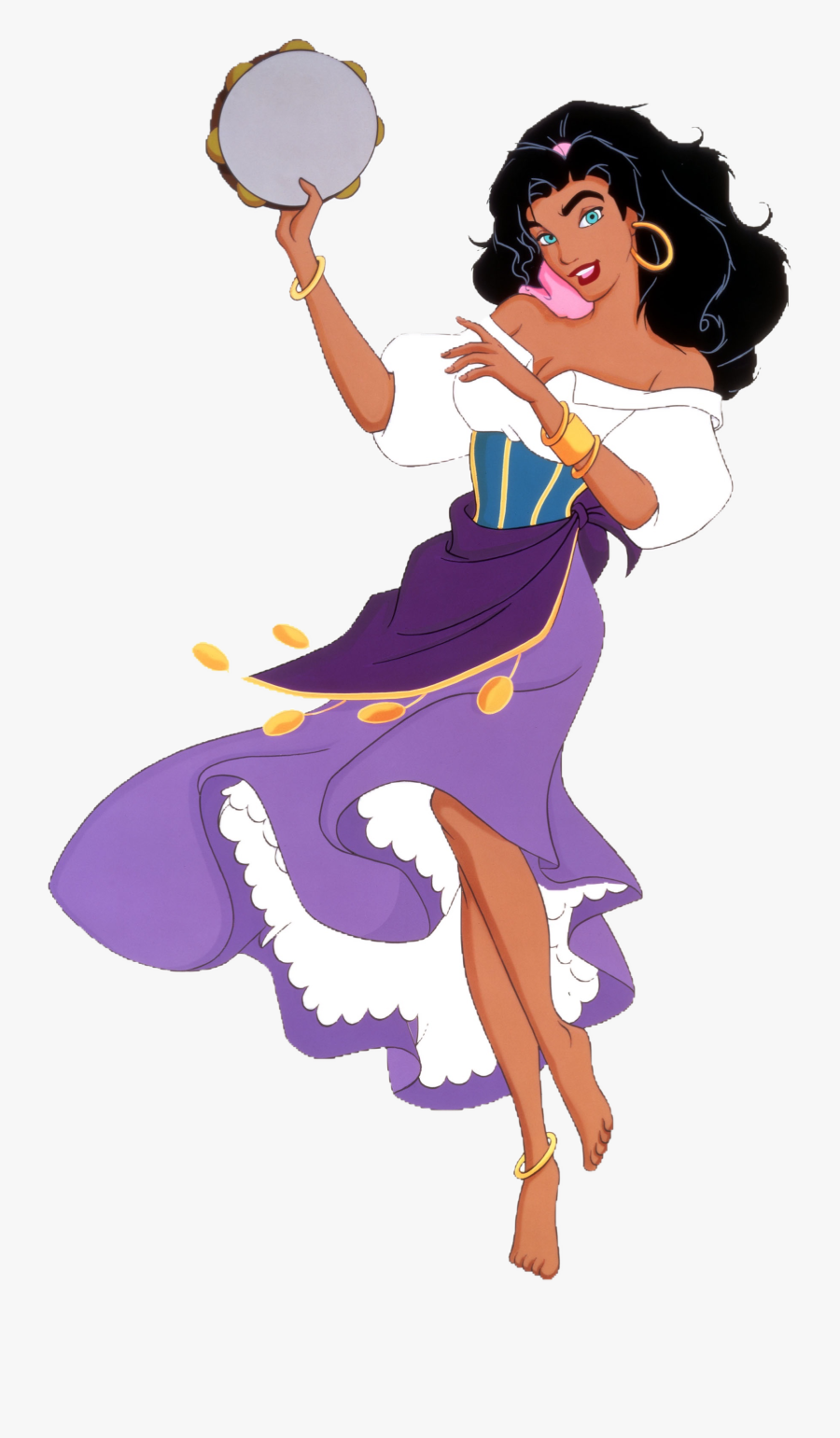 Megara Png Clipart - Hunchback Of Notre Dame Girl, Transparent Clipart