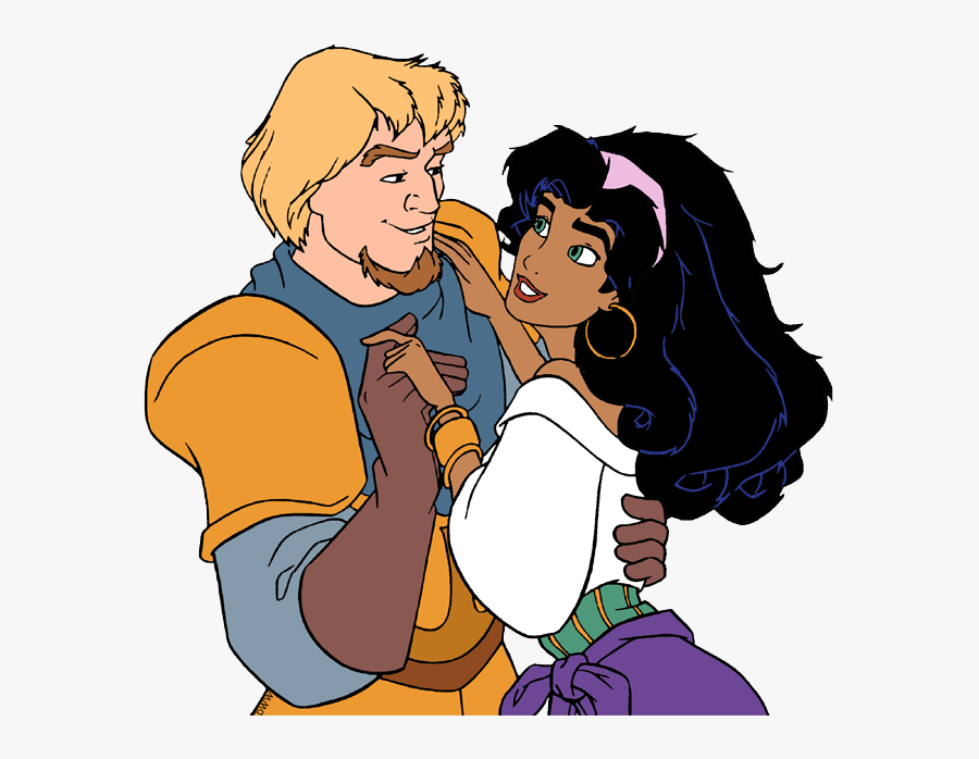 Hunchback Of Notre Dame Phoebus And Esmeralda, Transparent Clipart