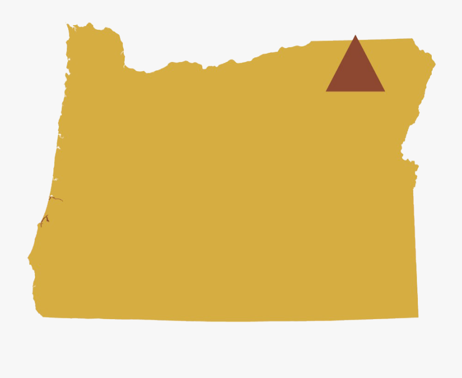 Dark Canyon Creek Conservation Easement - Blank Map Of Oregon, Transparent Clipart